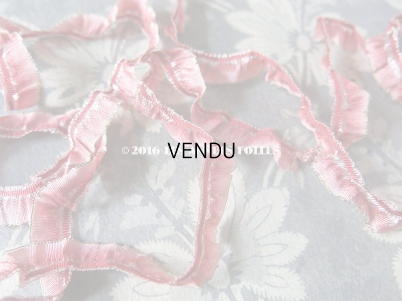 画像5: 19世紀末 アンティーク  ロココ調トリム 1.25m 金糸の縁取り 11mm幅