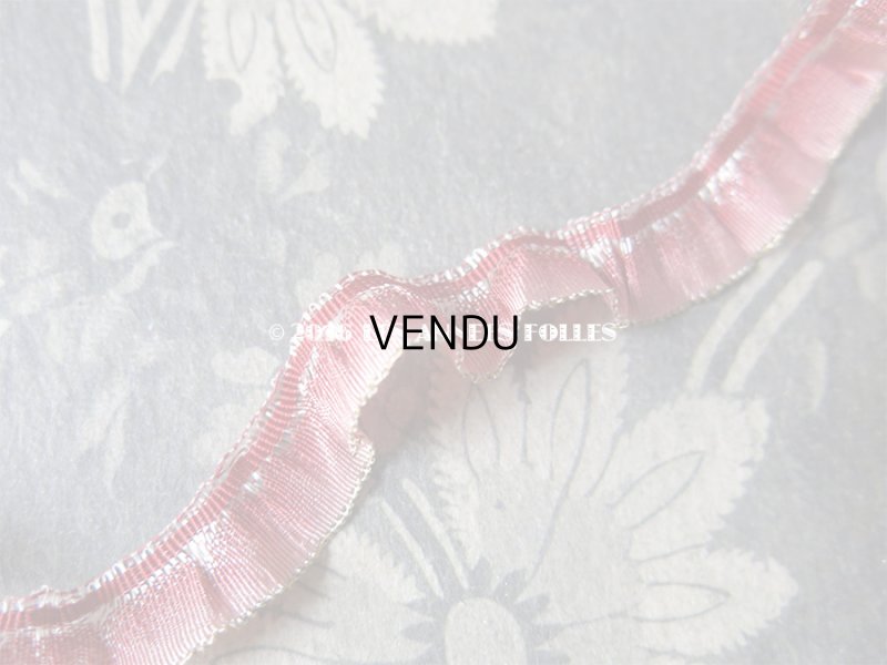 画像3: 19世紀末 アンティーク  ロココ調トリム 1.25m 金糸の縁取り 11mm幅