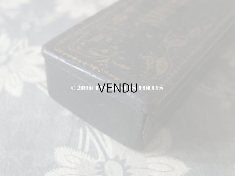 画像6: 19世紀 アンティーク ペンケース パピエマシェ PLUMES & CRAYONS