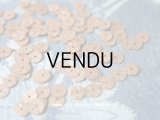 1900年代 アンティーク ゼラチン製 スパンコール コッパー 5mm 約108ピース 