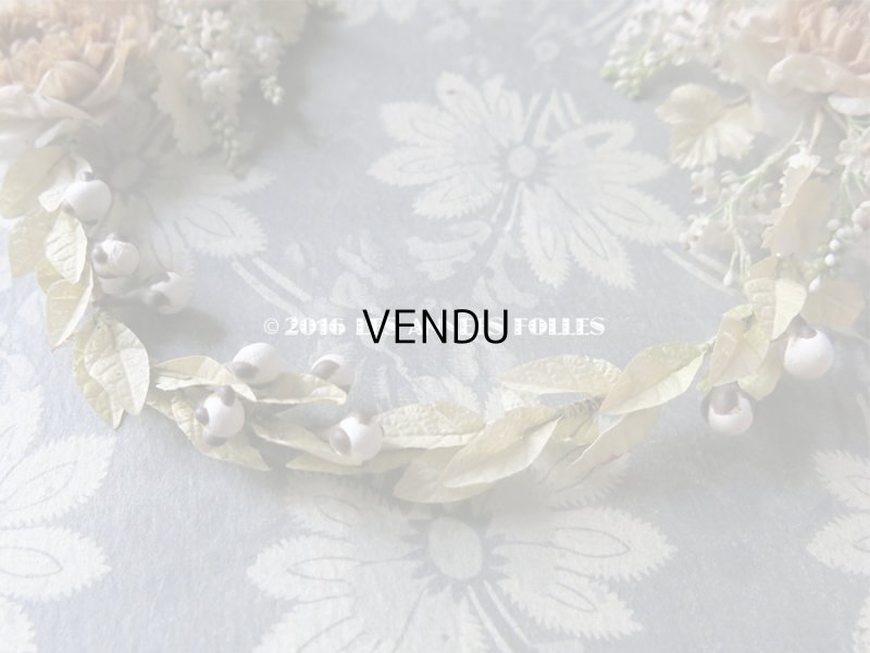 画像5: 19世紀 ナポレオン3世時代 アンティーク ウェディング ヘッドリース&ブーケ 結婚式 ティアラ