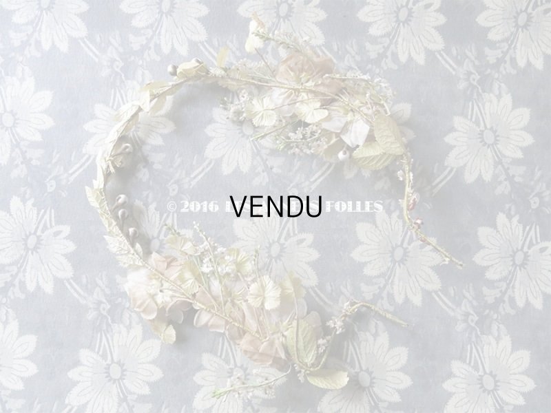 画像8: 19世紀 ナポレオン3世時代 アンティーク ウェディング ヘッドリース&ブーケ 結婚式 ティアラ