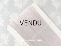 1920年代 アンティーク  刺繍用 紐  糸　スモーキーパープル 約70m