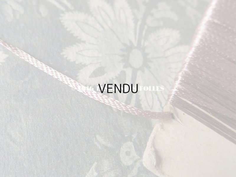 画像3: 1920年代 アンティーク  刺繍用 紐  糸　スモーキーパープル 約70m