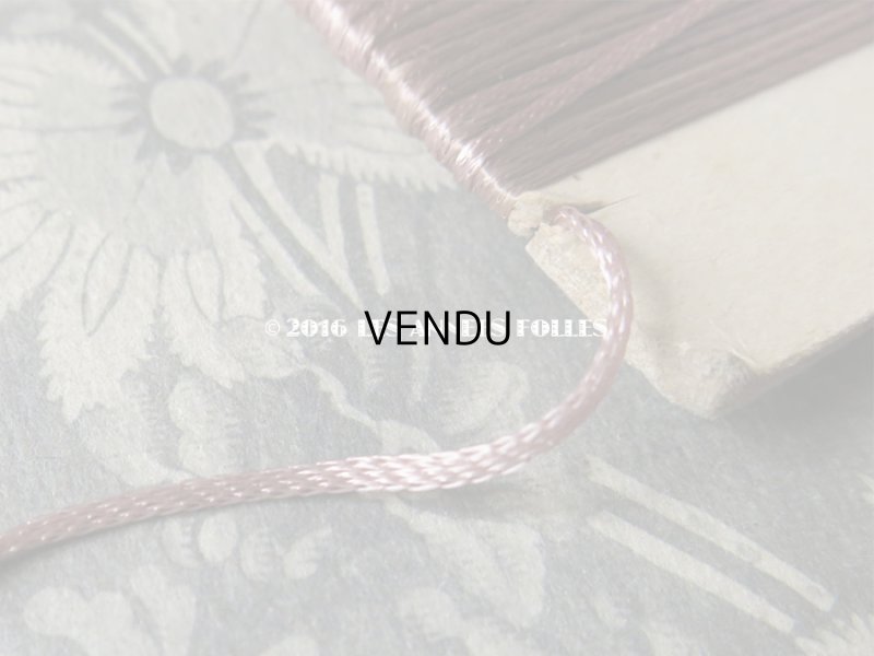 画像4: 1920年代 アンティーク  刺繍用 紐  糸　スモーキーパープル 約70m