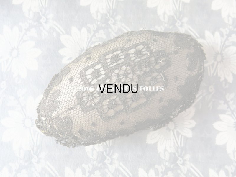 画像3: 19世紀 アンティーク ハットピンクッション メタルレース