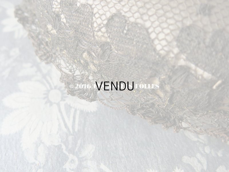 画像5: 19世紀 アンティーク ハットピンクッション メタルレース