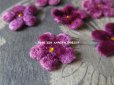 画像4: 1930年代 アンティーク ベルベット製 コサージュ用 花びらのセット 紫 10ピース (4)