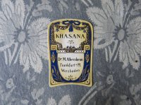 アンティーク パフュームラベル リボンのガーランド KHASANA - Dr.M.ALBERSHEIM -