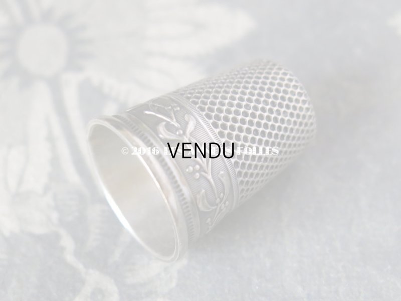 画像9: 19世紀 アンティーク シルバー製 ヤドリギ 裁縫道具セット 