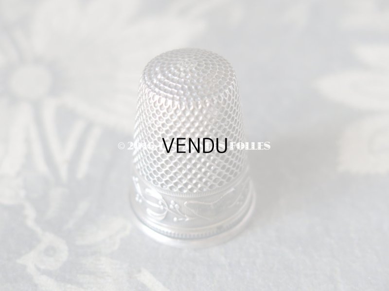 画像10: 19世紀 アンティーク シルバー製 ヤドリギ 裁縫道具セット 