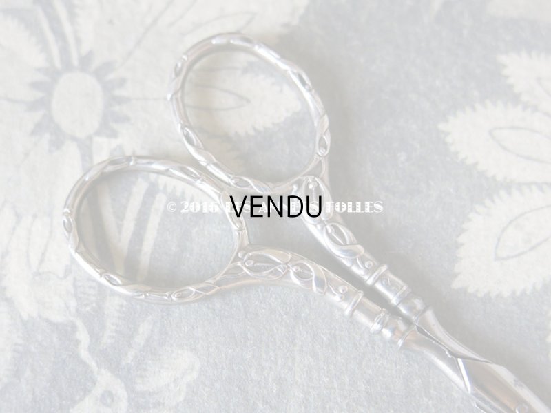 画像6: 19世紀 アンティーク シルバー製 ヤドリギ 裁縫道具セット 