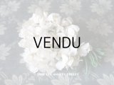 1900年代 アンティーク オフホワイトの花のコサージュ