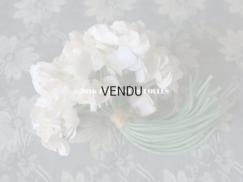 画像4: 1900年代 アンティーク オフホワイトの花のコサージュ