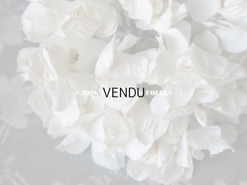 画像5: 1900年代 アンティーク オフホワイトの花のコサージュ