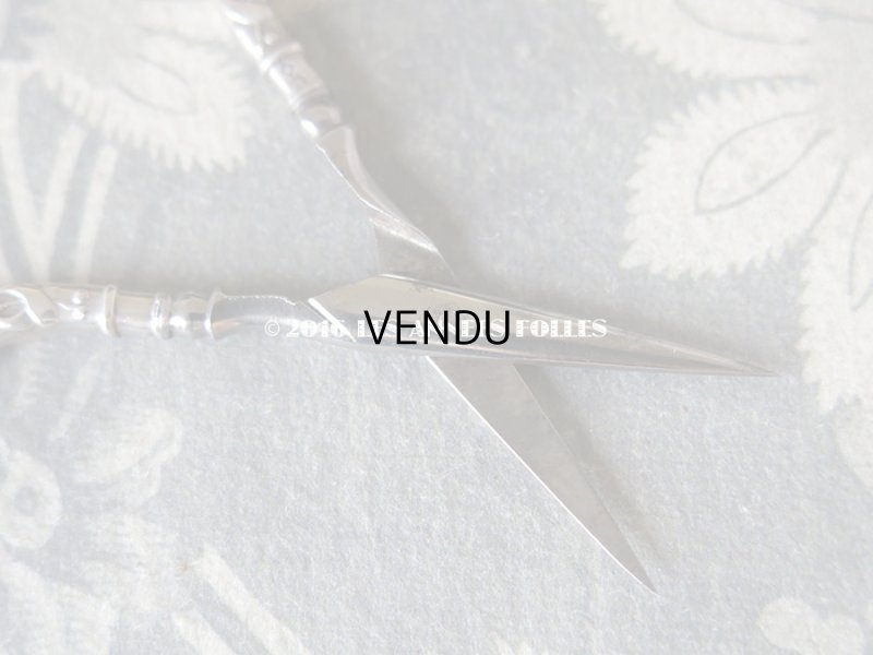 画像7: 19世紀 アンティーク シルバー製 ヤドリギ 裁縫道具セット 