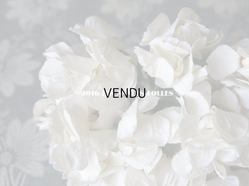 画像6: 1900年代 アンティーク オフホワイトの花のコサージュ