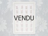 ★2016クリスマスセール対象外★ アンティーク パールボタン 8mm ピンク 24ピース