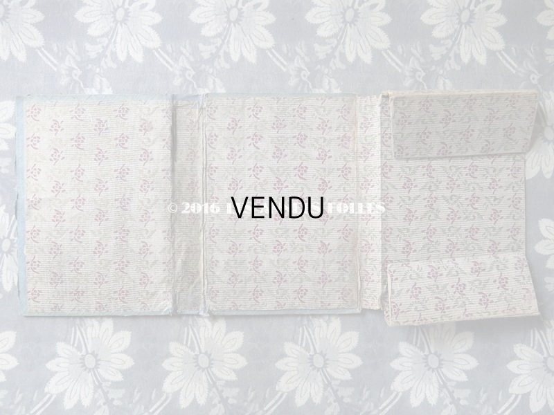 画像6: ★2016クリスマスセール対象外★ 1883年 アンティーク 本　天使のシルクカバー 紫の花模様 ETRENNES AUX DAMES