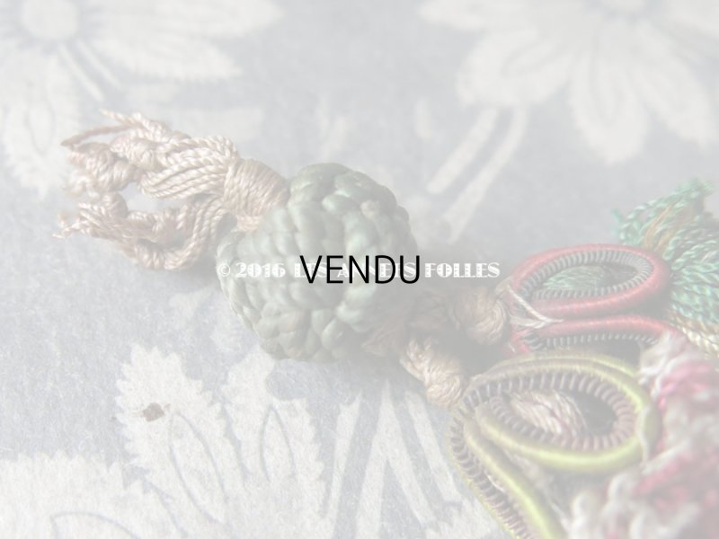 画像3: ★2016クリスマスセール対象外★ 19世紀 アンティーク パスマントリー 小さなポンポン