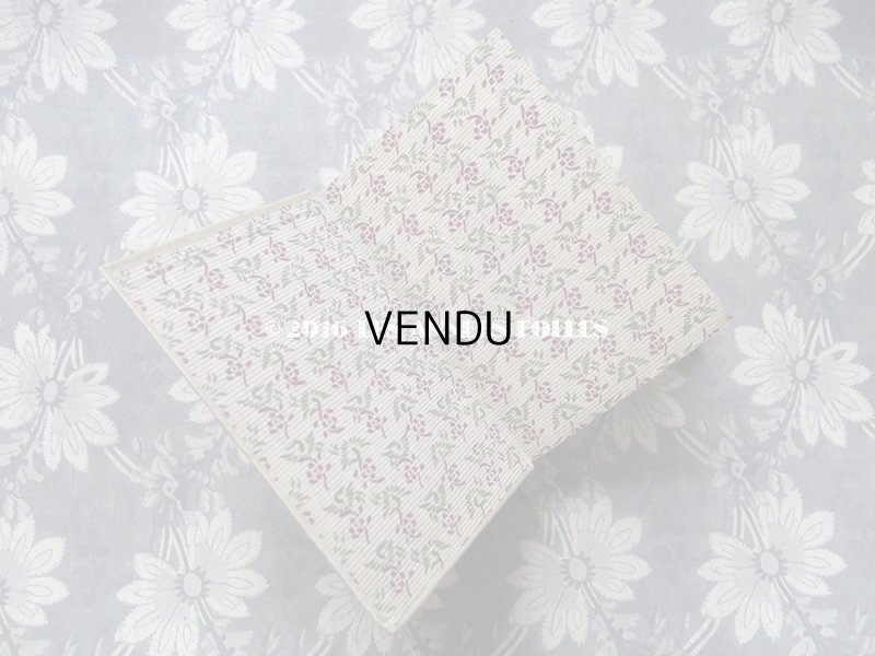 画像9: ★2016クリスマスセール対象外★ 1883年 アンティーク 本　天使のシルクカバー 紫の花模様 ETRENNES AUX DAMES