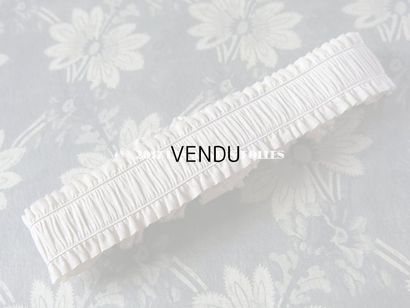 画像7: 19世紀末 アンティーク 花嫁の靴下どめ ワックスフラワー ジャルティエ