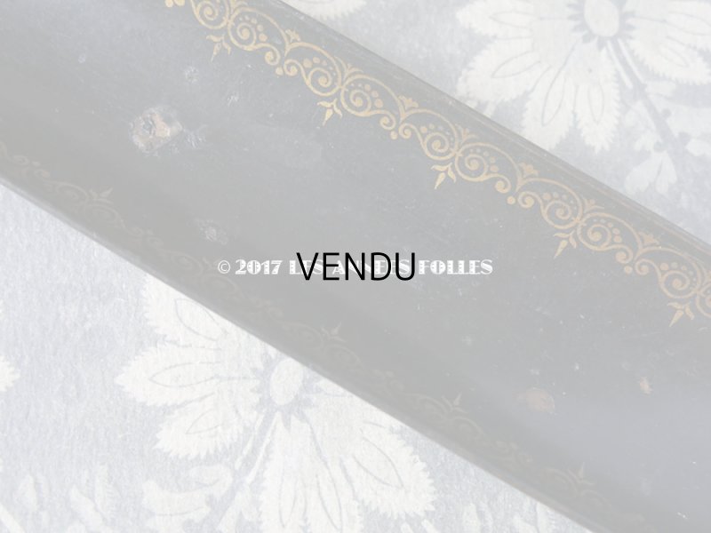 画像6: 19世紀 アンティーク ナポレオン3世 パピエマシェ トレイ ペンケース 