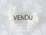 1930年代 アンティーク ペップ アイボリー色 グリッター コサージュ用 花芯 