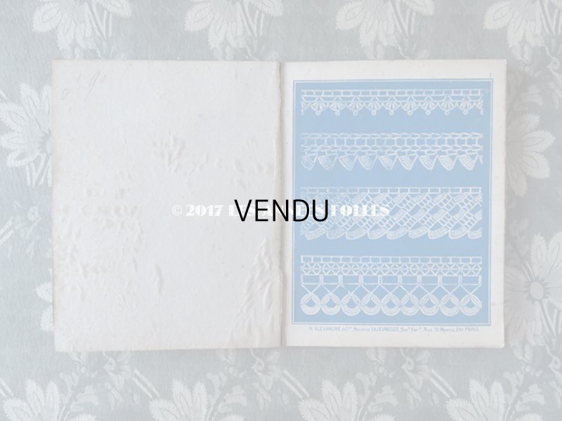 画像4: 19世紀末 アンティーク プランタン クロシェレース 図案帳 ALBUM DE DESSINS POUR CROCHET - GRANDS MAGASINS DU PRINTEMPS PARIS -