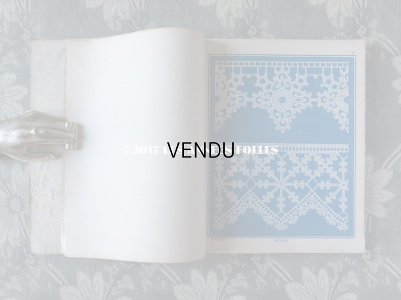 画像7: 19世紀末 アンティーク プランタン クロシェレース 図案帳 ALBUM DE DESSINS POUR CROCHET - GRANDS MAGASINS DU PRINTEMPS PARIS -