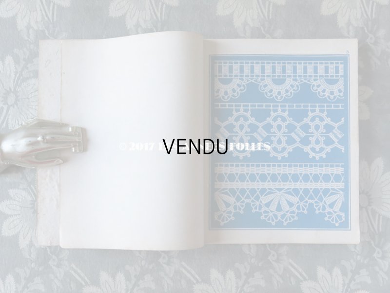 画像6: 19世紀末 アンティーク プランタン クロシェレース 図案帳 ALBUM DE DESSINS POUR CROCHET - GRANDS MAGASINS DU PRINTEMPS PARIS -