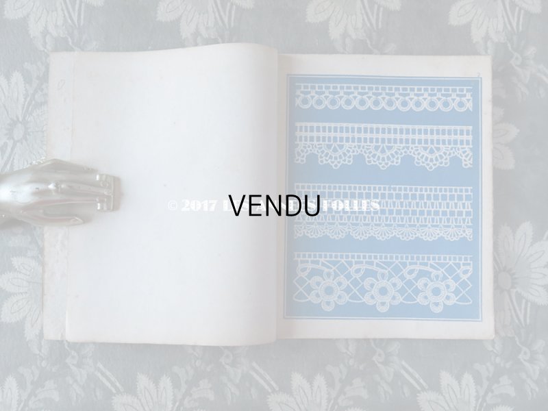 画像5: 19世紀末 アンティーク プランタン クロシェレース 図案帳 ALBUM DE DESSINS POUR CROCHET - GRANDS MAGASINS DU PRINTEMPS PARIS -