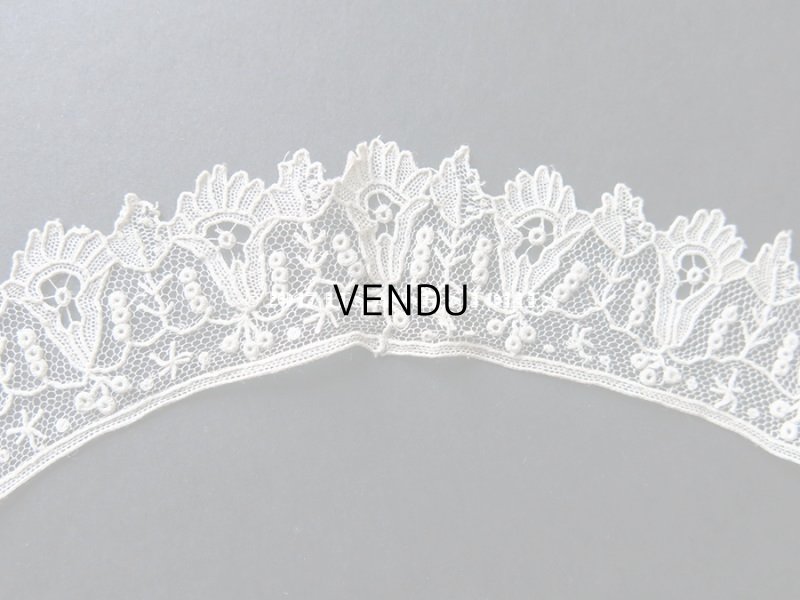 画像5: 19世紀末 アンティーク ポワンドガーズ  少女の付け襟 ニードルレース  『ポワン・ド・ガーズ』　