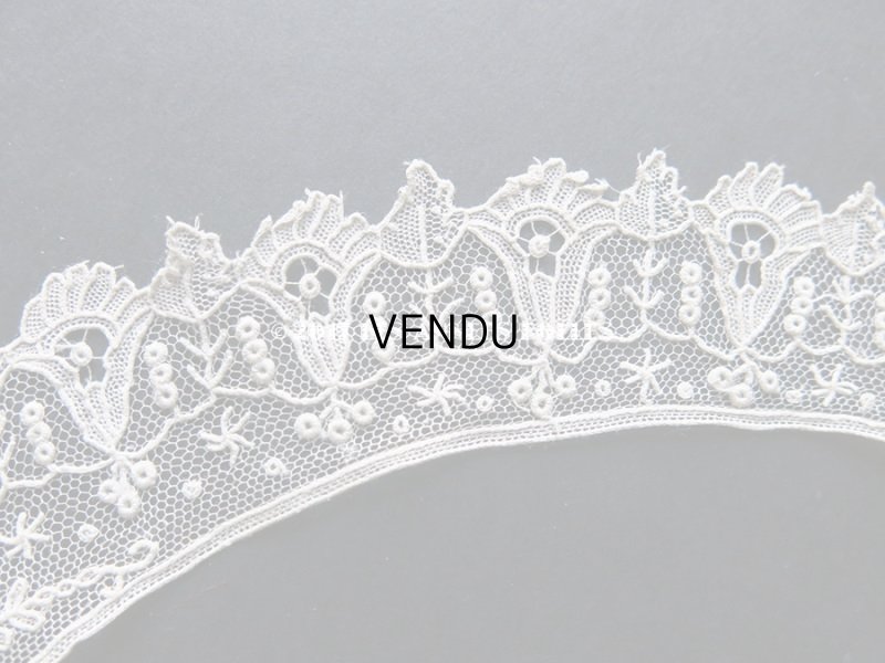 画像4: 19世紀末 アンティーク ポワンドガーズ  少女の付け襟 ニードルレース  『ポワン・ド・ガーズ』　