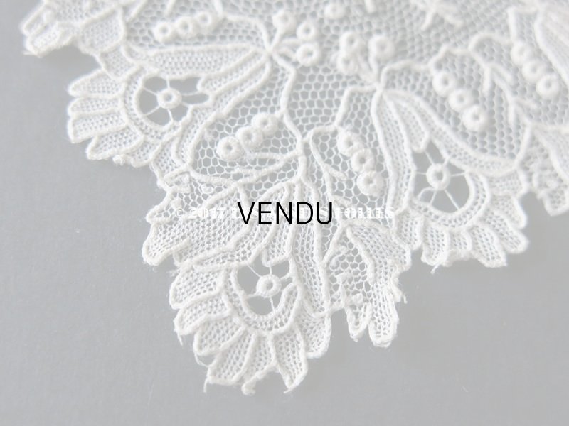 画像8: 19世紀末 アンティーク ポワンドガーズ  少女の付け襟 ニードルレース  『ポワン・ド・ガーズ』　