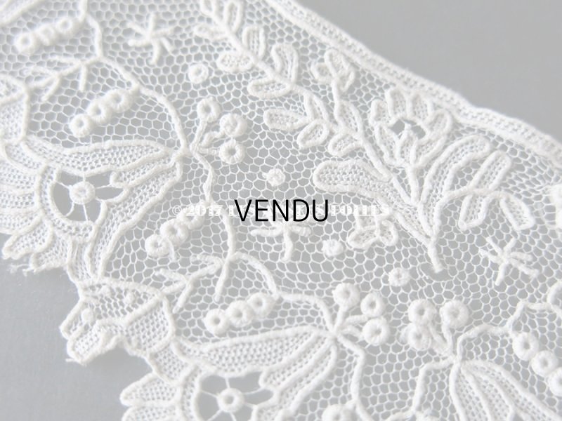 画像9: 19世紀末 アンティーク ポワンドガーズ  少女の付け襟 ニードルレース  『ポワン・ド・ガーズ』　