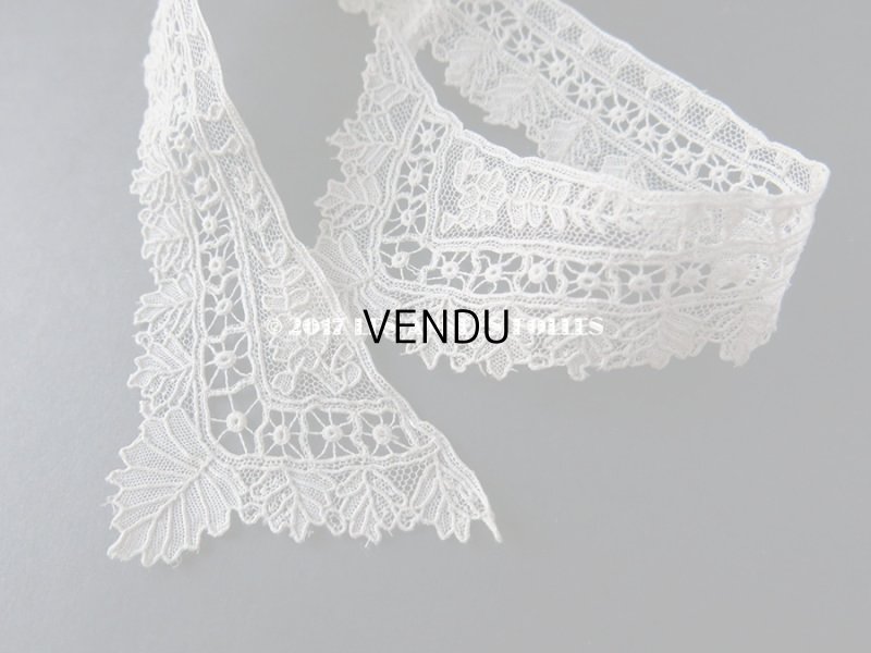 画像7: 19世紀末 アンティーク ポワンドガーズ 少女の付け襟ニードルレース  『ポワン・ド・ガーズ』　