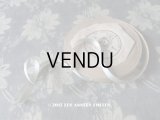 未使用 アンティーク ボンマルシェ シルクサテン地 リボン ストライプ 10m  CIEL 96   - AU BON MARCHE -