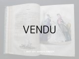 1864年 アンティーク 本 版画付き モード新聞 JOURNAL DES DEMOISELLES