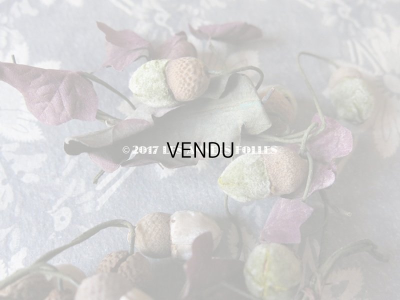 画像6: 19世紀末 アンティーク どんぐりのコサージュ