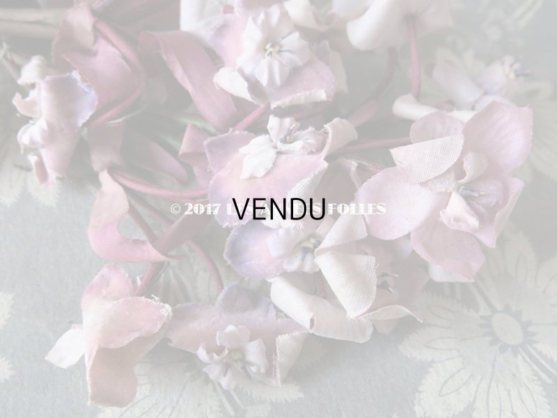 画像4: 19世紀末　アンティーク 紫の花のコサージュ 