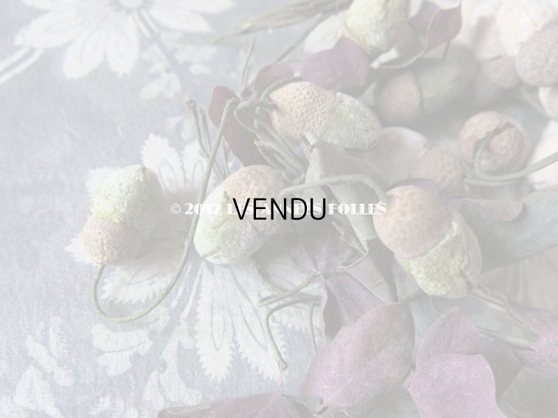 画像3: 19世紀末 アンティーク どんぐりのコサージュ