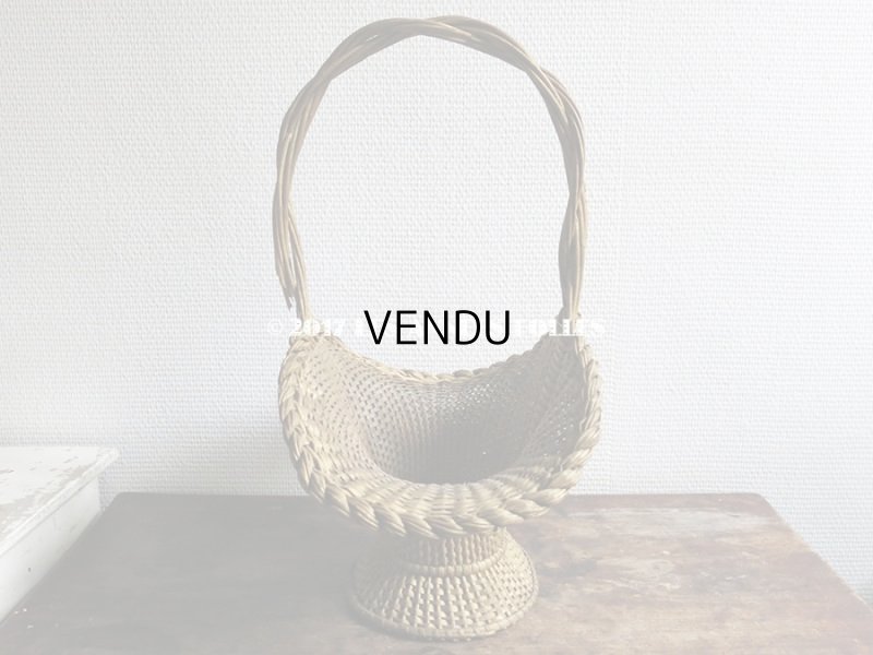 画像7: 19世紀末 アンティーク 花かご パニエ フラワーバスケット