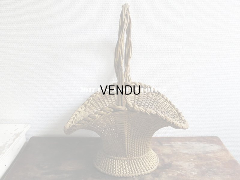 画像3: 19世紀末 アンティーク 花かご パニエ フラワーバスケット