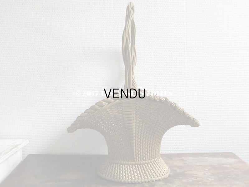 画像4: 19世紀末 アンティーク 花かご パニエ フラワーバスケット