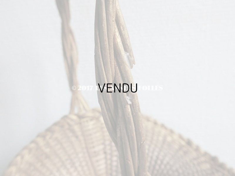 画像11: 19世紀末 アンティーク 花かご パニエ フラワーバスケット