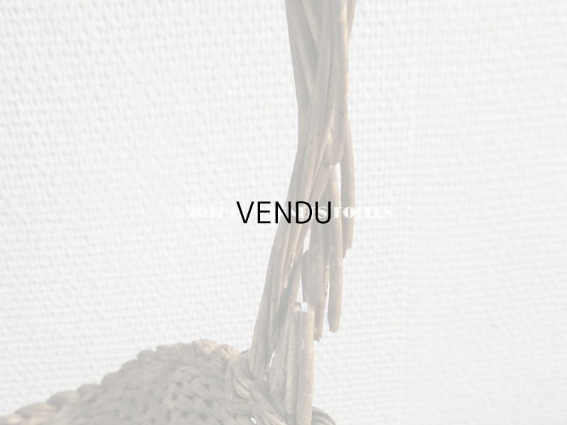 画像10: 19世紀末 アンティーク 花かご パニエ フラワーバスケット