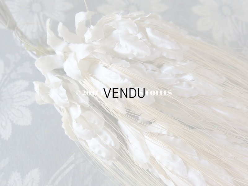 画像8: 19世紀末 アンティーク ボンマルシェ 帽子用 コサージュ 麦 白 デッドストック ラベル付