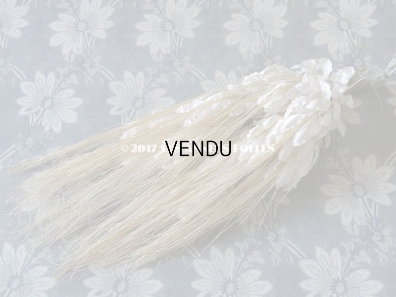 画像3: 19世紀末 アンティーク ボンマルシェ 帽子用 コサージュ 麦 白 デッドストック ラベル付