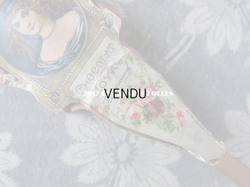 画像4: 1900年代 アンティーク 『マルキーズ・ ドゥ・セヴィニエ』のファン - MARQUISE DE SEVIGNE PARIS -